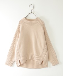 ikka(イッカ)の【親子コーデ】サイドスリットニットプルオーバー(120~160cm)(ニット/セーター)