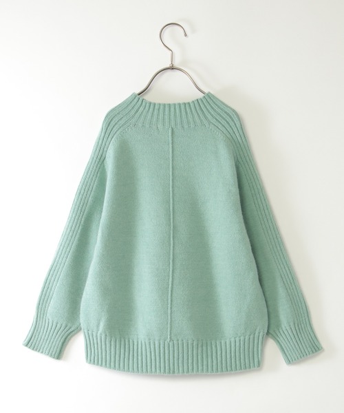 ikka（イッカ）の「【親子コーデ】サイドスリットニットプルオーバー（120~160cm）（ニット/セーター・キッズ・ベージュ/グリーン・120/130/140/150/160）」の13枚目の写真