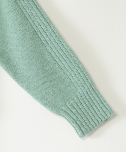 ikka（イッカ）の「【親子コーデ】サイドスリットニットプルオーバー（120~160cm）（ニット/セーター・キッズ・ベージュ/グリーン・120/130/140/150/160）」の17枚目の写真