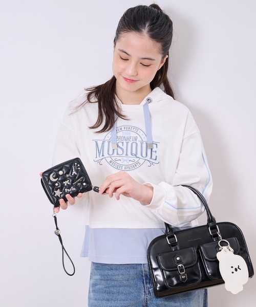 pom ponette junior(ポンポネットジュニア)の「ビジューミニウォレット(その他小物・キッズ・ブラック/サックスブルー/アイボリー・F)」の11枚目の写真