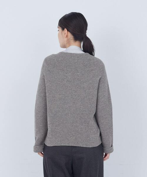 リシェスガーター配色釦カーディガン（カーディガン/ボレロ）｜ADIEU