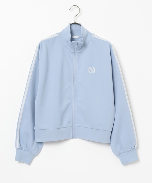 Honeys(ハニーズ)の「ゆるトラックジャケット(ジャージ・レディース・サックスブルー/アイボリー/ネイビー・L/S/M)」の19枚目の写真