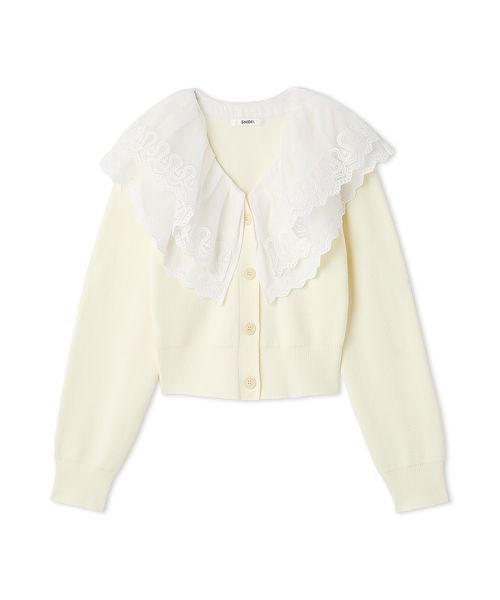 レースカラーニットプルオーバー（ニット/セーター）｜SNIDEL