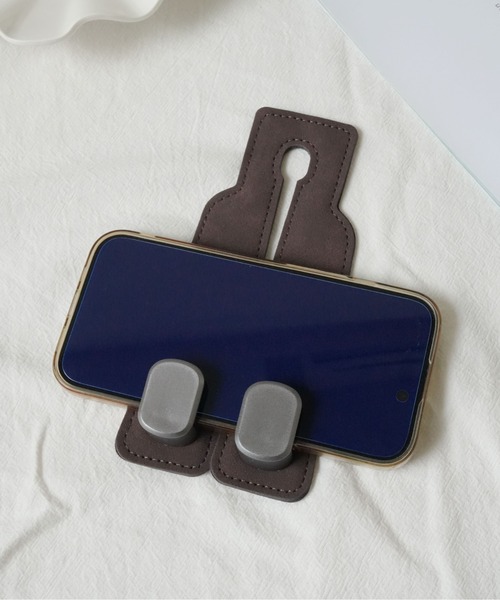 Port（ポート）の「【 Port / ポート 】 車載スマホホルダー付き ヘッドレストフック / カーアイテム（アウトドアグッズ・レディース・ブラック/ブラウン/グレー・FREE）」の3枚目の写真