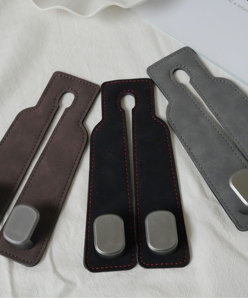 Port（ポート）の「【 Port / ポート 】 車載スマホホルダー付き ヘッドレストフック / カーアイテム（アウトドアグッズ・レディース・ブラック/ブラウン/グレー・FREE）」の4枚目の写真