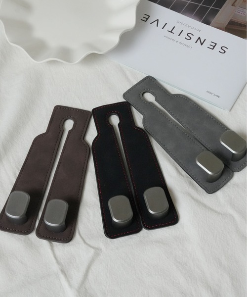 Port（ポート）の「【 Port / ポート 】 車載スマホホルダー付き ヘッドレストフック / カーアイテム（アウトドアグッズ・レディース・ブラック/ブラウン/グレー・FREE）」の8枚目の写真