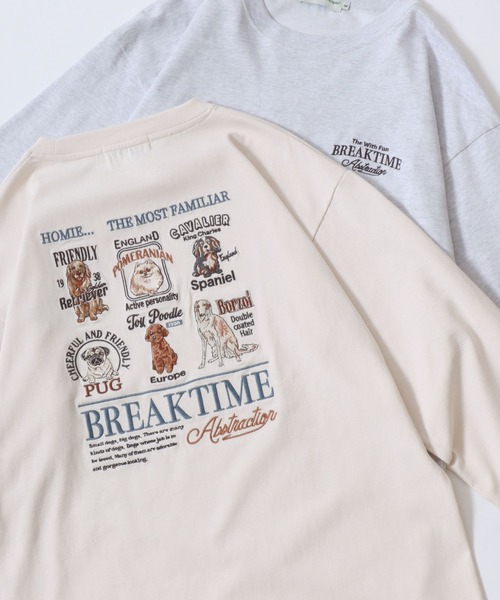 POWER TO THE PEOPLE(パワートゥーザピープル)の「POWER TO THE PEOPLE/パワートゥザピープル トラ袖刺繍/黒猫/マルチドックバック刺繍 ロンT 長袖 ロングスリーブTシャツ レディース メンズ(Tシャツ/カットソー・レディース・ホワイト系その他2/ネイビー/チャコール/ホワイト/ホワイト系その他/グレー系その他・M/L/LL)」の1枚目の写真