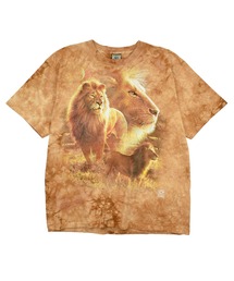 【USED】Y2K LIQUID BLUE “Lion” タイダイ アニマル Tシャツ USA製