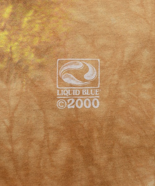 LABORATORY R(ラボラトリーアール)の「【USED】Y2K LIQUID BLUE “Lion” タイダイ アニマル Tシャツ USA製(Tシャツ/カットソー・メンズ・ブラウン・X-LARGE)」の4枚目の写真