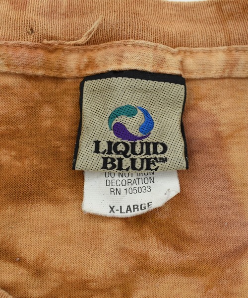 LABORATORY R(ラボラトリーアール)の「【USED】Y2K LIQUID BLUE “Lion” タイダイ アニマル Tシャツ USA製(Tシャツ/カットソー・メンズ・ブラウン・X-LARGE)」の5枚目の写真