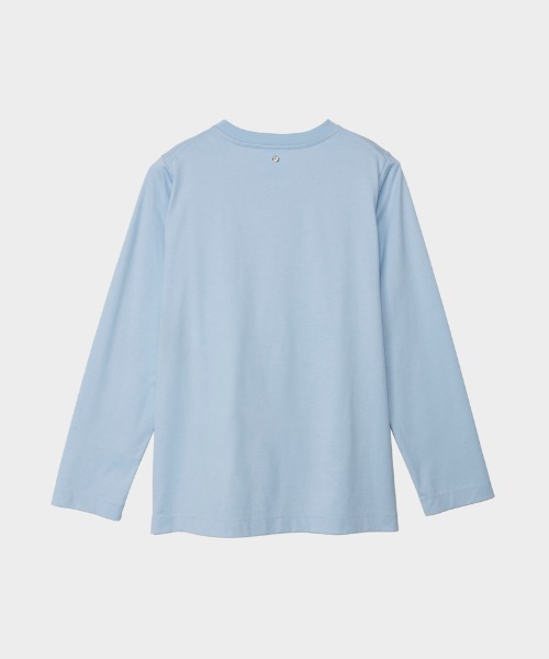 CINOH（チノ）の「REFINAロングスリーブTシャツ（Tシャツ/カットソー・レディース・サックスブルー/ホワイト系その他・38/36）」の7枚目の写真