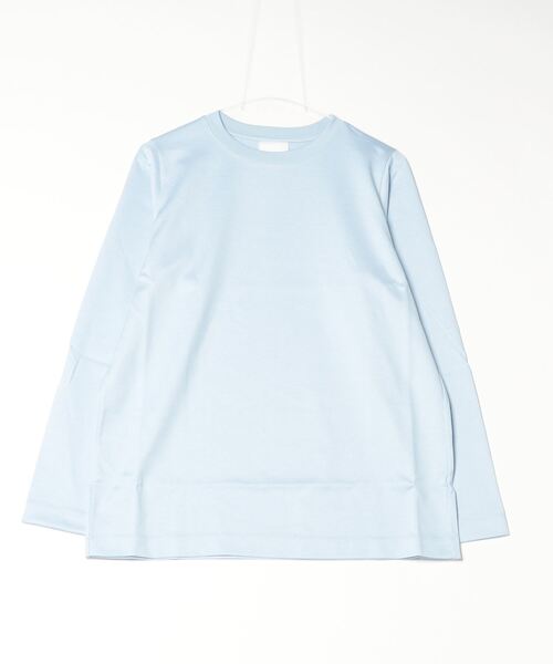 CINOH（チノ）の「REFINAロングスリーブTシャツ（Tシャツ/カットソー・レディース・サックスブルー/ホワイト系その他・38/36）」の4枚目の写真
