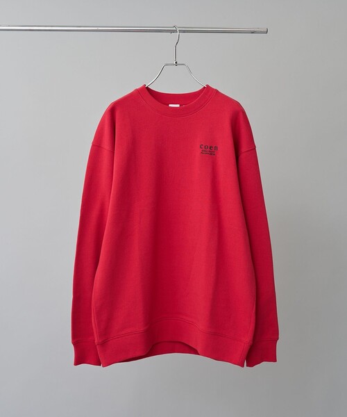coen(コーエン)の「【新色登場】COEN(コーエン)ロゴ刺繍 C/N裏毛スウェット(スウェット・レディース・ブラック/ナチュラル/ライトグレー/ダークブラウン/レッド/ライトブルー/その他1/オフホワイト/その他2/ダークグレー/イエロー/ライトピンク・M/L)」の10枚目の写真