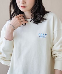 【新色登場】COEN(コーエン)ロゴ刺繍 C/N裏毛スウェット