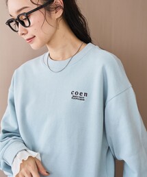 coen | 【新色登場】COEN（コーエン）ロゴ刺繍 C/N裏毛スウェット(スウェット)