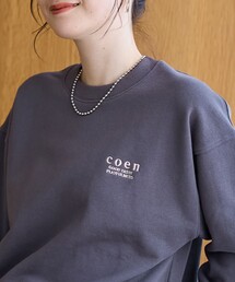 coen（コーエン）の「【新色登場】COEN（コーエン）ロゴ刺繍 C/N裏毛スウェット（スウェット）」