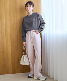 スウェット ピンクベージュ」に該当するトップスファッション通販