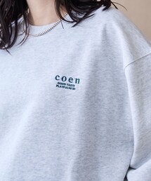 coen（コーエン）の「【新色登場】COEN（コーエン）ロゴ刺繍 C/N裏毛スウェット（スウェット）」