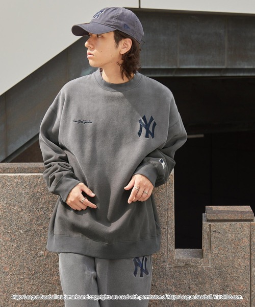 MLB/メジャーリーグベースボール 別注 ワッペン刺繍 ピグメント加工