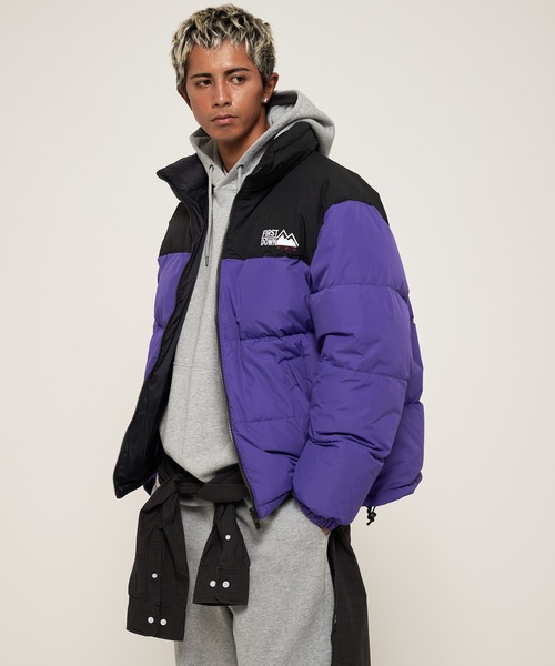 FIRST DOWN（ファーストダウン）の「バブルダウンジャケット マイクロフト（ダウンジャケット/コート・メンズ・マスタード/パープル/ホワイト/ピンク/レンガ/グレー/ゼブラ/ブラック/ライトベージュ・M/L/XL/S/XXL）」の5枚目の写真