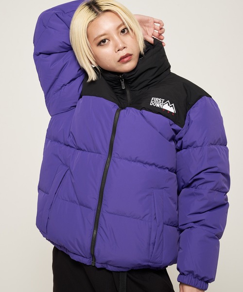 FIRST DOWN（ファーストダウン）の「バブルダウンジャケット マイクロフト（ダウンジャケット/コート・メンズ・マスタード/パープル/ホワイト/ピンク/レンガ/グレー/ゼブラ/ブラック/ライトベージュ・M/L/XL/S/XXL）」の11枚目の写真