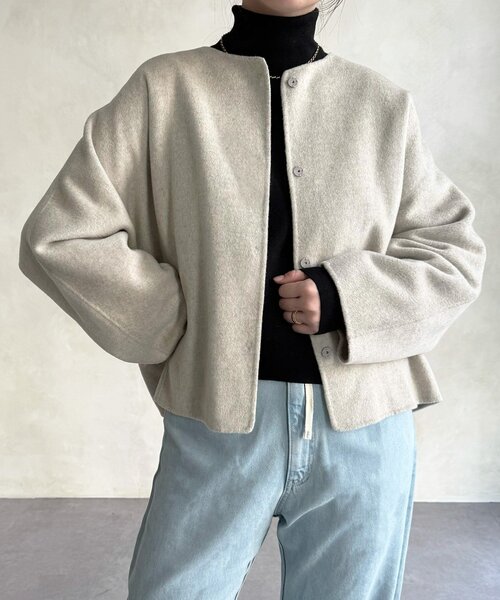 セール】《15 quinze》リバーショート羽織（その他アウター