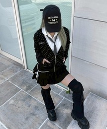 Never mind the XU / Chikashitsu+ | 【nmtc+】dot zip up hoodie / 【エヌエムティーシープラス】ドットジップパーカー(パーカー)