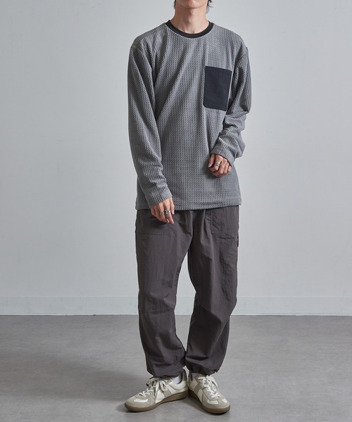 FORECAST(フォーキャスト)の「【FORECAST】ウエーブサーマルロングスリーブ 保温 透湿 アウトドア キャンプ 8256(Tシャツ/カットソー・メンズ・ブラック/グレー・LL/M/L)」の11枚目の写真