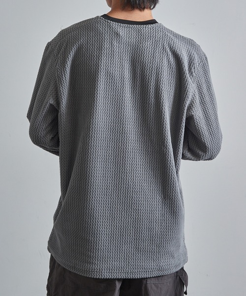 FORECAST(フォーキャスト)の「【FORECAST】ウエーブサーマルロングスリーブ 保温 透湿 アウトドア キャンプ 8256(Tシャツ/カットソー・メンズ・ブラック/グレー・LL/M/L)」の9枚目の写真
