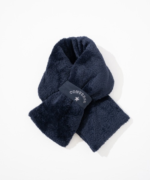 CONVERSE(コンバース)の「【CONVERSE】CV boa scarf with fleece band /マフラー/襟巻き/コンバース(マフラー・レディース・ピンク/グレー/ベージュ/ネイビー/ブラウン・FREE)」の9枚目の写真