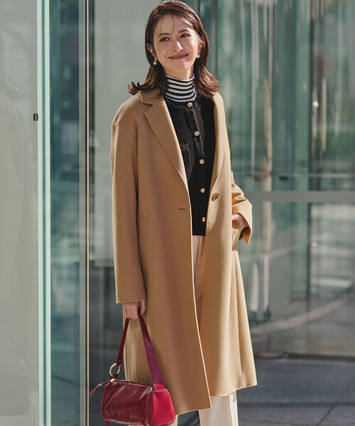 23区（ニジュウサンク）の「ウールアンゴラビーバー ロング チェスター