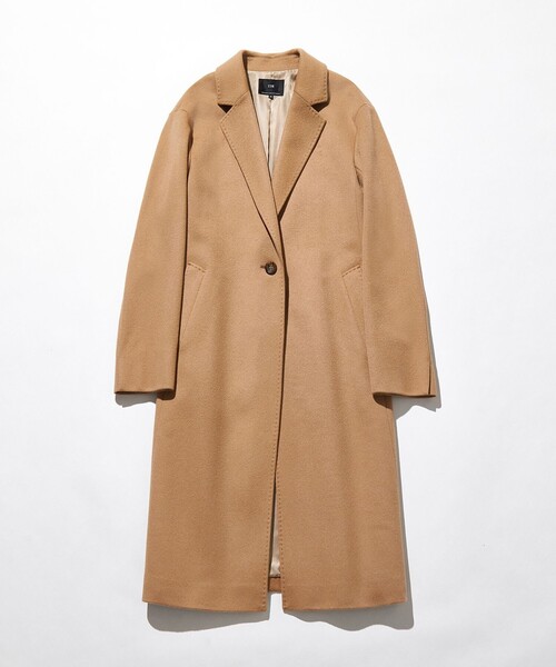 23区（ニジュウサンク）の「ウールカシミヤビーバー チェスター コート（チェスターコート・レディース・ブラック系/黄土色系/グレー系・40/38/36）」の18枚目の写真