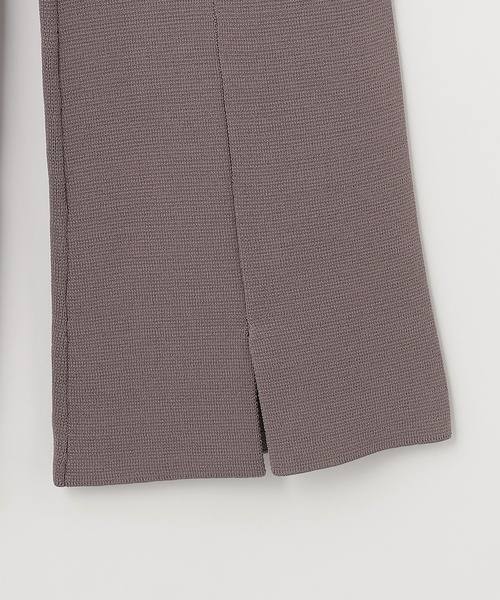 petit main LIEN（プティマインリアン）の「【親子リンク】ニットワイドパンツ（その他パンツ・レディース・モカ/アイボリー/ブラック・F）」の8枚目の写真