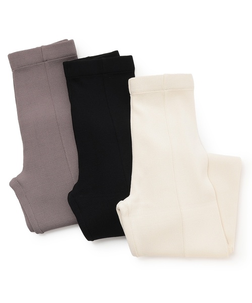 petit main LIEN（プティマインリアン）の「【親子リンク】ニットワイドパンツ（その他パンツ・レディース・モカ/アイボリー/ブラック・F）」の10枚目の写真