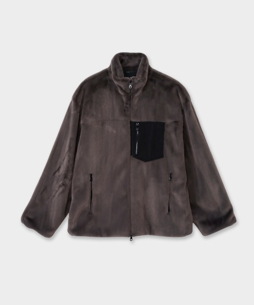 CINOH（チノ）の「BOA BLOUSON（ブルゾン・メンズ・グレー・46）」の2枚目の写真