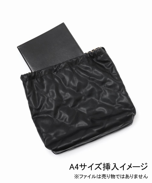 SLOBEオリジナルの大容量キルティングバッグ。 SLOBE IENA トートバッグ 「追加」SLOBE キルティングバッグ