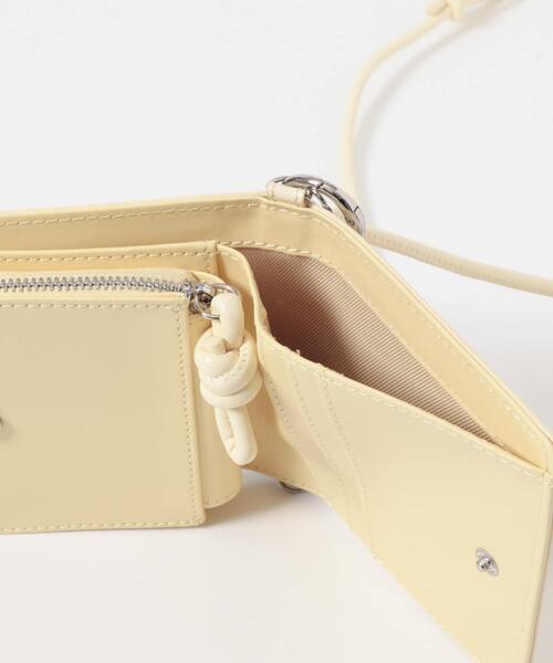 KBF（ケイビーエフ）の「ボールハンドル付きショルダーウォレット（財布・レディース・ブラック/イエロー・ONE）」の7枚目の写真