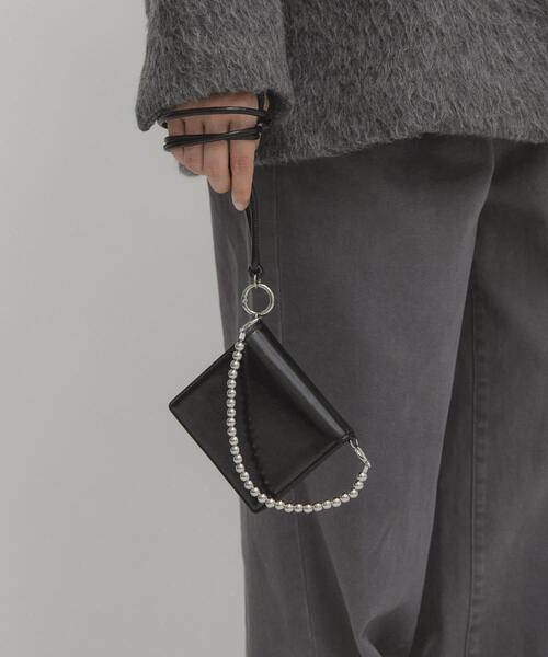 KBF（ケイビーエフ）の「ボールハンドル付きショルダーウォレット（財布・レディース・ブラック/イエロー・ONE）」の9枚目の写真