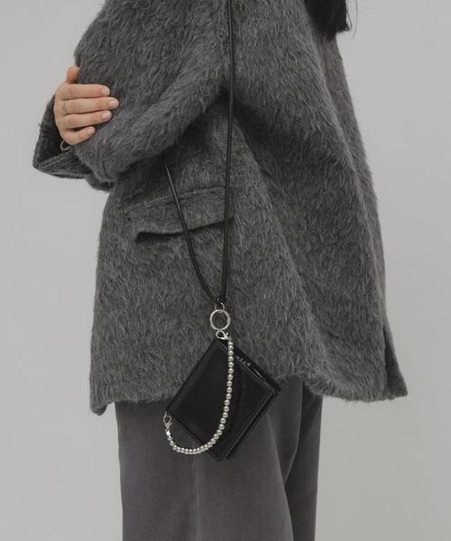 KBF（ケイビーエフ）の「ボールハンドル付きショルダーウォレット（財布・レディース・ブラック/イエロー・ONE）」の10枚目の写真