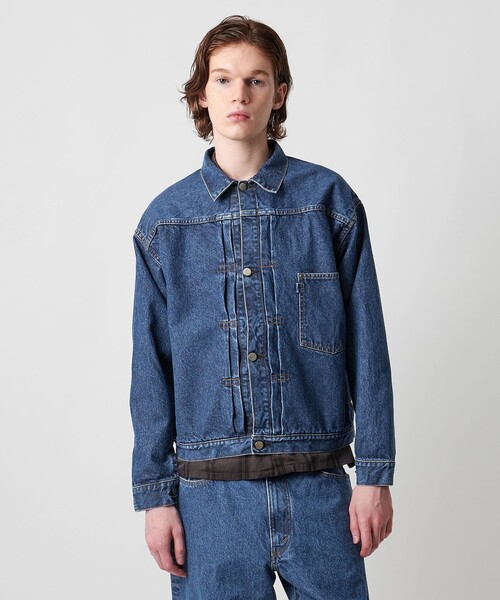 UNITED ARROWS & SONS＞ DENIM TRUCKER JACKET/デニムジャケット