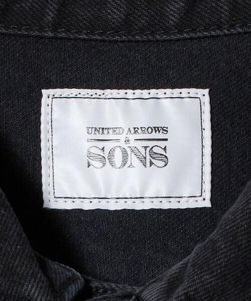 UNITED ARROWS & SONS(ユナイテッドアローズアンドサンズ)の「<UNITED ARROWS & SONS> DENIM TRUCKER JACKET/デニムジャケット(デニムジャケット・メンズ・ブラック/コバルトブルー・L/XL/S/M)」の4枚目の写真