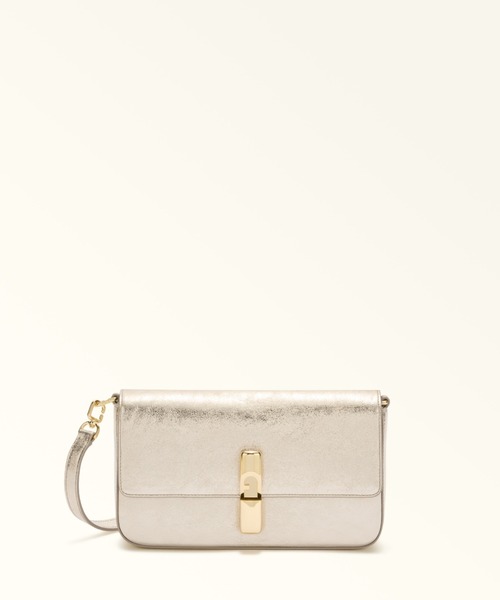 FURLA(フルラ)の「フルラ イリデ (Furla Iride) クロスボディバッグ(ショルダーバッグ・レディース・ダークグリーン系/シャンパン/ピンク系・ONE SIZE)」の3枚目の写真