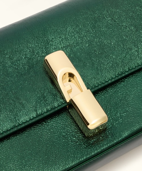 FURLA(フルラ)の「フルラ イリデ (Furla Iride) クロスボディバッグ(ショルダーバッグ・レディース・ダークグリーン系/シャンパン/ピンク系・ONE SIZE)」の12枚目の写真