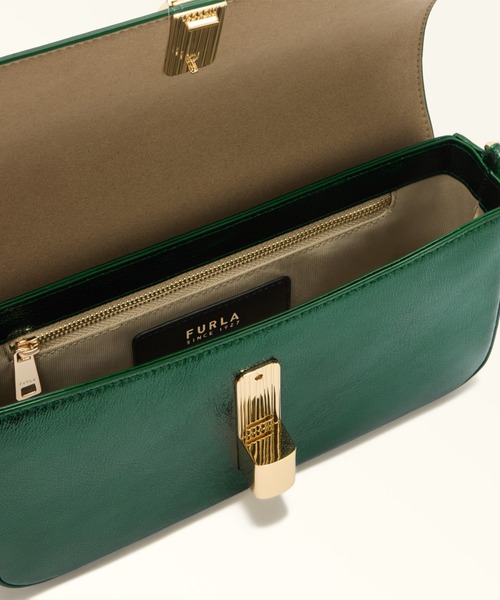 FURLA(フルラ)の「フルラ イリデ (Furla Iride) クロスボディバッグ(ショルダーバッグ・レディース・ダークグリーン系/シャンパン/ピンク系・ONE SIZE)」の14枚目の写真