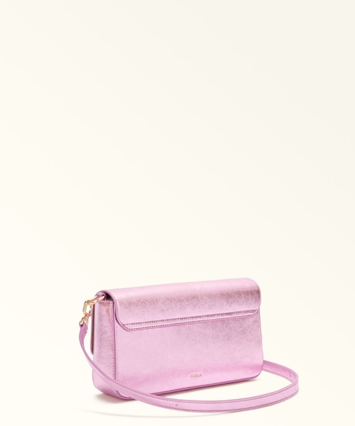 FURLA(フルラ)の「フルラ イリデ (Furla Iride) クロスボディバッグ(ショルダーバッグ・レディース・ダークグリーン系/シャンパン/ピンク系・ONE SIZE)」の7枚目の写真