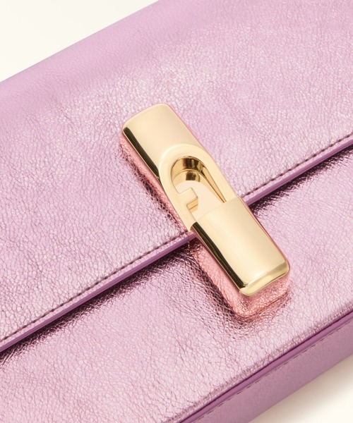FURLA(フルラ)の「フルラ イリデ (Furla Iride) クロスボディバッグ(ショルダーバッグ・レディース・ダークグリーン系/シャンパン/ピンク系・ONE SIZE)」の9枚目の写真