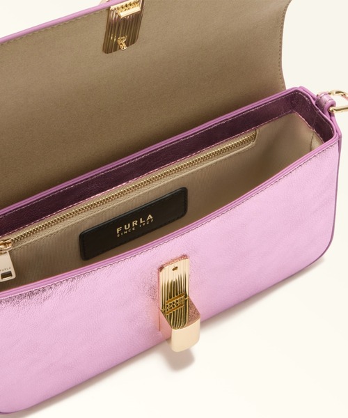 FURLA(フルラ)の「フルラ イリデ (Furla Iride) クロスボディバッグ(ショルダーバッグ・レディース・ダークグリーン系/シャンパン/ピンク系・ONE SIZE)」の10枚目の写真