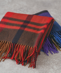 ■新品【Joshua Ellis／ジョシュアエリス】ストール、マフラー、レッド系 Cashmere Scarf／Joshua Ellis（ジョシュア エリス) / Shop