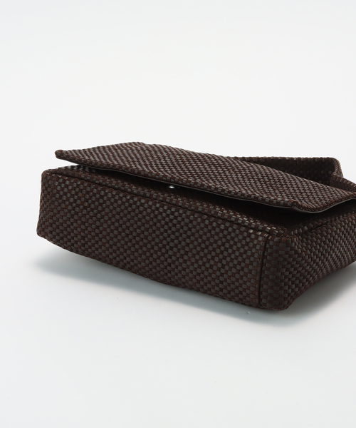 FRAMeWORK（フレームワーク）の「ST. AGNI/セントアグニ  フラップワンショルダーBAG（クラッチバッグ・レディース・ブラウン・FREE）」の7枚目の写真