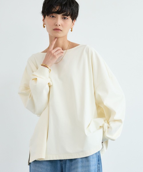 BARNYARDSTORM(バンヤードストーム)の「BARNYARDSTORM / ハイテンションワイドプルオーバー マシンウォッシャブル 【YouTube「i.style closet」紹介アイテム】(シャツ/ブラウス・レディース・ブラック/オフホワイト/ネイビー・S/M)」の11枚目の写真